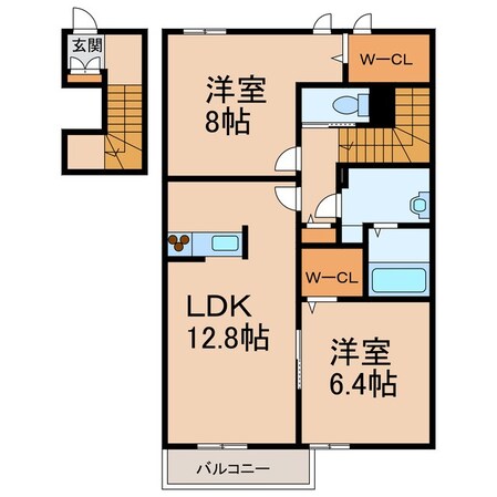 シャーメゾンＨＡＮＡの物件間取画像